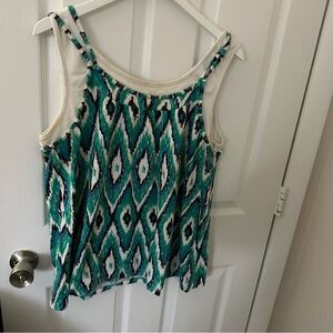 Layered Patterned Tank Top